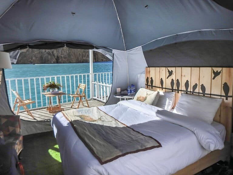 Floating Hut on Attabad Lake