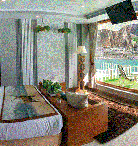 Deluxe Plus Room with upgraded interior finishes and lake views