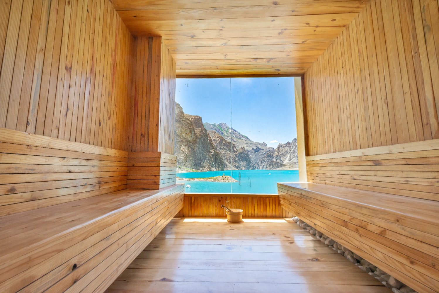 Health Club fitness center and wellness spa at Luxus Hunza